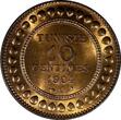 10 Centimes Tunisia Muhammad IV Bronze 1904 A  UNC Nice Red Toned KM# 229(20 582) unz