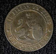 1 Centimo Spain Provisional Government Copper 1870 OM  KM# 660 (22 480) Uncertified