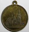 Bronze Germany Nuremberg  Medal 1892 CHRISTUSKIRCHE Bazar zum Besten (18 364)