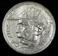 2000 Reis Brazil Silver 1935  Duke of Caxias 1 YEAR TYPE KM# 535 (25 198) Uncertified