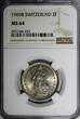 2 Francs Switzerland Copper-Nickel 1969 B  NGC MS64 KM# 21a.1 (053)