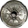 1 Shilling New Guinea George VI Silver 1945  NGC MS65 BETTER DATE KM# 8 (015)