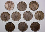 FINLAND Nicholas II Copper 1915 5 Penniä KM# 15 RANDOM PICK (1 COIN) (27 156) Uncertified
