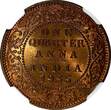 1/4 Anna India-British George V Bronze 1935 (C)  NGC MS64 RB KM# 512 (017)