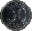 Germany 50 Pfennig German-Democratic Republic DDR 1980 A  NGC MS65 TOP GRADED KM#12.2(16)