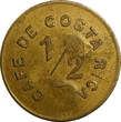 TOKEN COSTA RICA  CAFE DE COSTA RICA .Countermark 