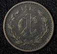 1 Centavo Mexico ESTADOS UNIDOS MEXICANOS Bronze 1912 Mo  KM# 415 (444) Uncertified