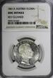Florin AUSTRIA Franz Joseph I (1848-1916) SILVER 1861-A  NGC UNC DET KM# 2219(67) NGC unz DET KM