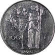 100 Lire Italy Stainless Steel 1975 R  large type 27,8 mm KM# 96.1 (21 465) Uncertified