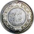 MEDAL FRANCE 1886 LOVE AND MARRIAGE SILVER  25th YEARS 34.3mm Terisse-2730G (967)