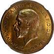 United Kingdom 1 Penny GREAT BRITAIN George V Bronze 1935  NGC MS63 RB NICE TONING KM# 838 (03)