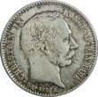 1 Krone Denmark Christian IX Silver 1892 HC CS  Last Year SCARCE KM# 797.1 (38) Uncertified
