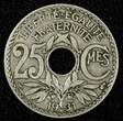 25 Centimes FRANCE Copper-Nickel 1931  No Dash KM# 867a (27 016) Uncertified