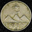 1/4 Real GUATEMALA Copper-Nickel 1900 H  Heaton Mint Toned KM# 175 (22 798) Uncertified