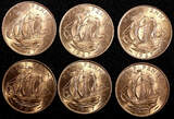 United Kingdom 1/2 Penny GREAT BRITAIN Elizabeth II 1967  KM# 896 RANDOM PICK (1 Coin) Uncertified