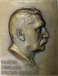 Medal AUSTRIA  Bronze Plaque 129,15g. 55 x 71mm Genere Moribus Ingenio Egregius