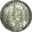 10 Öre SWEDEN Gustaf V Silver 1935 G  UNC Toned KM# 780 (21 899) unz