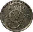 10 Öre Sweden Gustaf V Nickel-Bronze 1923 W  GEM BU KM# 795 (11 305) Uncertified