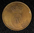 Bronze Denmark Christian IX  1906 VBP 2 Ore Last Year Type KM# 793.2 (454) Uncertified