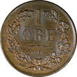 Bronze Sweden Carl XV Adolf  1870 1 Ore Choice UNC Condition KM# 705 (21 998) unz