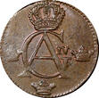 1/4 Skilling SWEDEN Gustaf IV Adolf Copper 1806  Avesta mint UNC KM# 564 (21 012) unz