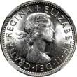 1 Shilling Australia Elizabeth II Silver 1954  NGC MS63 KM# 53 (017)