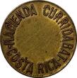 TOKEN COSTA RICA COFFEE  MANUEL JIMENEZ - HACIENDA CURRIDABAT 1928 STAR aUnc(621)