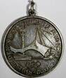 Medal Germany Munich Silvered  1972 Olympic Calendar 37mm+Loop (18 317)