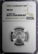 50 Pfennig Germany, Weimar Republic 1921 A  NGC MS64 Berlin Mint KM# 27 (9)