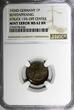 1 Reichspfennig Germany - Weimar 1924 D  NGC MINT ERROR MS62 BN KM# 37 (036)