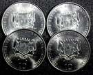 10 Shillings Somalia 2000  / Scellini Pig 25mm GEM BU KM# 101 RANDOM PICK (1 C.) Uncertified