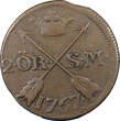 Sweden Adolf Frederick Copper 1767 2 Ore, S.M. Low Mintage-467,000 KM# 461 (24) Uncertified