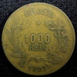 1000 Reis BRAZIL Aluminum-Bronze 1927  KM# 525 (23 061) Uncertified