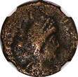 Nummus 393 AD WESTERN ROMAN Honorius AD 393-423 AE4  /Rev.Honorius &Theodosius II NGC(0)