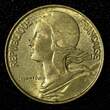 10 Centimes FRANCE Aluminum-Bronze 1963  UNC KM# 929 (27 673) unz