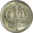10 Öre Sweden Gustaf V (1907-1950) Silver 1945 G  UNC KM# 813 (22 065) unz