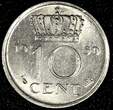 10 Cents Netherlands Juliana 1950  GEM BU KM# 182 (24 060) Uncertified