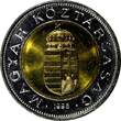 100 Forint HUNGARY Bimetallic 1996 BP  NGC MS64 GEM BU COIN KM# 721 (019)