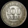 100 Reis BRAZIL Pedro II 1878  Rio de Janeiro BETTER DATE XF KM# 477 (27 512) Uncertified