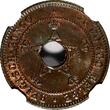 1 Centime Belgian Congo Copper 1910  NGC MS65 BN TOP GRADED BY NGC KM# 15 (039)