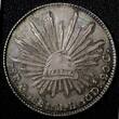 8 Reales MEXICO Silver 1881 Mo MH  Radiant cap Dark toned KM# 377.10 (27 552) Uncertified