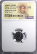 Nummus Roman HELENA AD 324-328/30 AE4 BI  NGC MS /GODDESS PAX (190)
