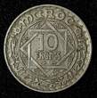 10 Francs Morocco Mohammed V Copper-Nickel 1366 (1947)  Y# 44 (27 628) Uncertified