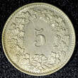 5 Rappen SWITZERLAND Copper-Nickel 1929  UNC Toned KM# 26 (23 372) unz