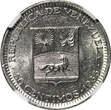 50 Centimos Venezuela Nickel 1965  Simon Bolivar NGC AU58 Y# 41 (249)