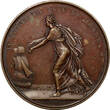 BRONZE FRANCE  1814 MEDAL 1814 Louis XVIII Peace of the World 40mm 36,35 g.(802)