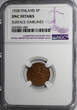 5 Pennia Finland Copper 1928  NGC UNC DETAILS KM# 22 (080) NGC unz DETAILS KM