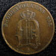 Sweden Oscar II Copper 1882 2 Ore XF KM# 746  (23 128) Uncertified