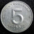 5 Pfennig Germany - Democratic Republic Aluminum 1953 E  Muldenhütten KM# 6 (705) Uncertified