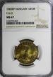 10 Forint Hungary 1983 BP  NGC MS67 TOP GRADED BY NGC KM# 636 (003)